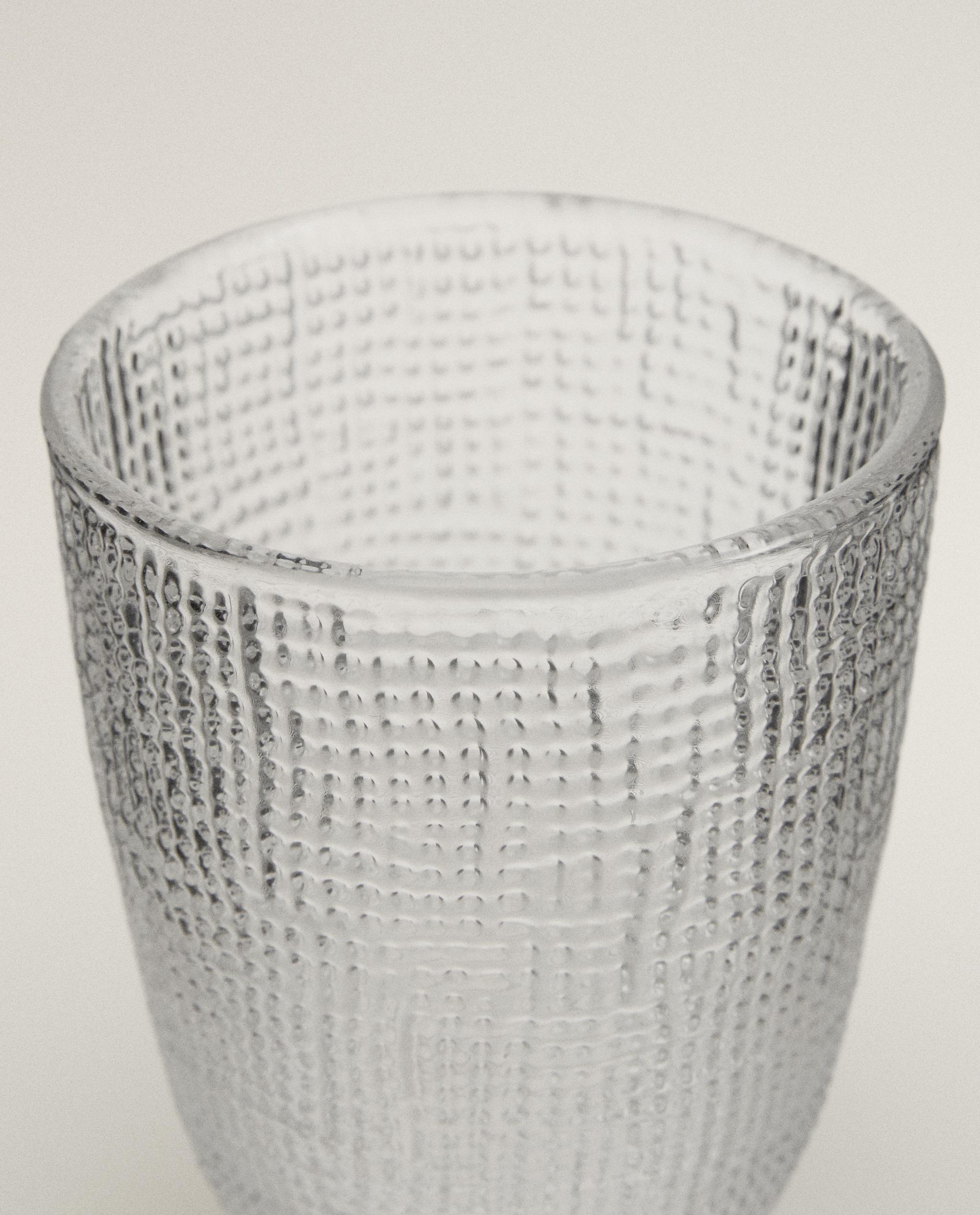 RAISED DESIGN GLASS TUMBLER product thumbnail 7