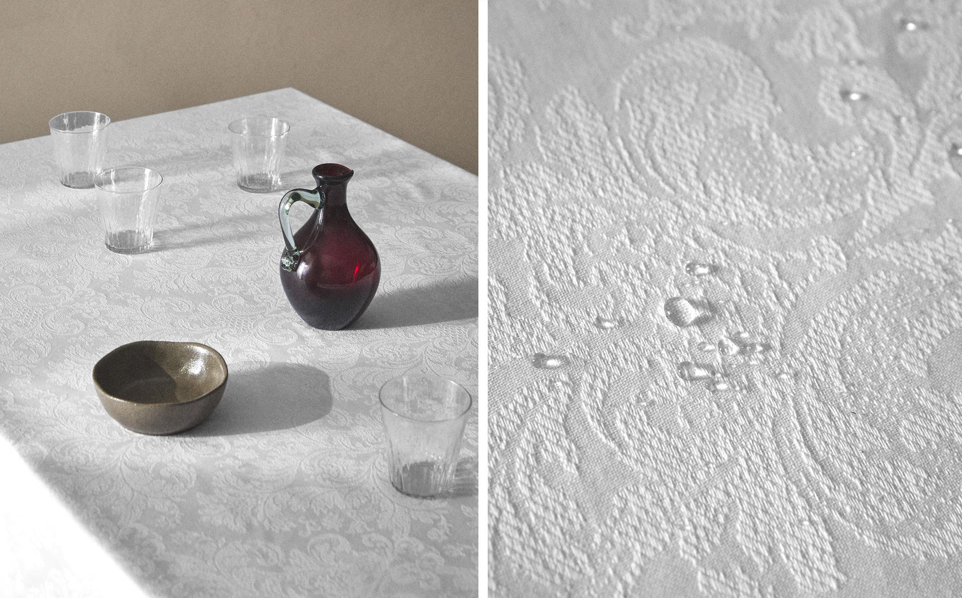 RESIN-COATED COTTON TABLECLOTH RESIN-COATED COTTON TABLECLOTH