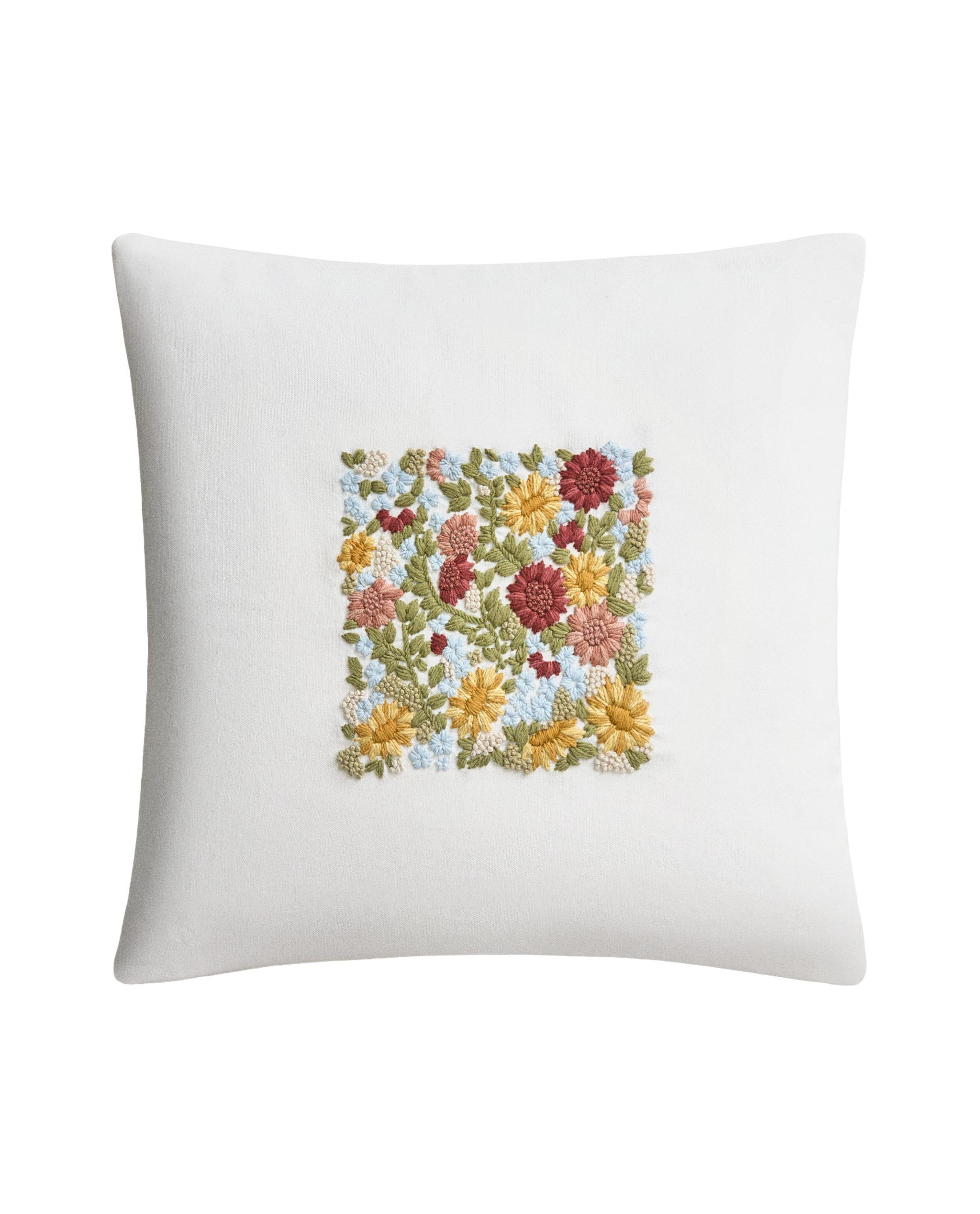 CUSHION COVER WITH FLORAL EMBROIDERY product thumbnail 4