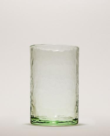 VERRE À SODA EFFET MARTELÉ