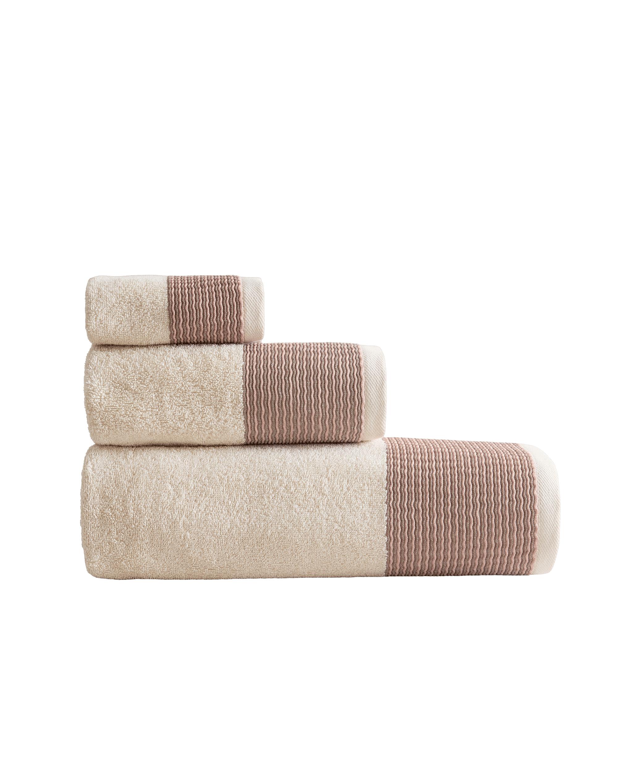 BATH TOWEL WITH PLEATED BORDER product thumbnail 7