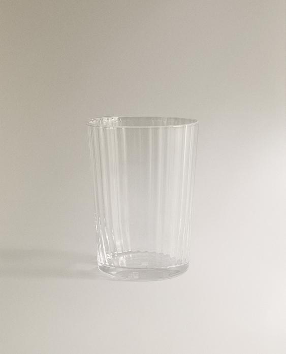 СКЛЯНИЙ СТАКАН ІЗ ЛІНІЯМИ СКЛЯНИЙ СТАКАН ІЗ ЛІНІЯМИ