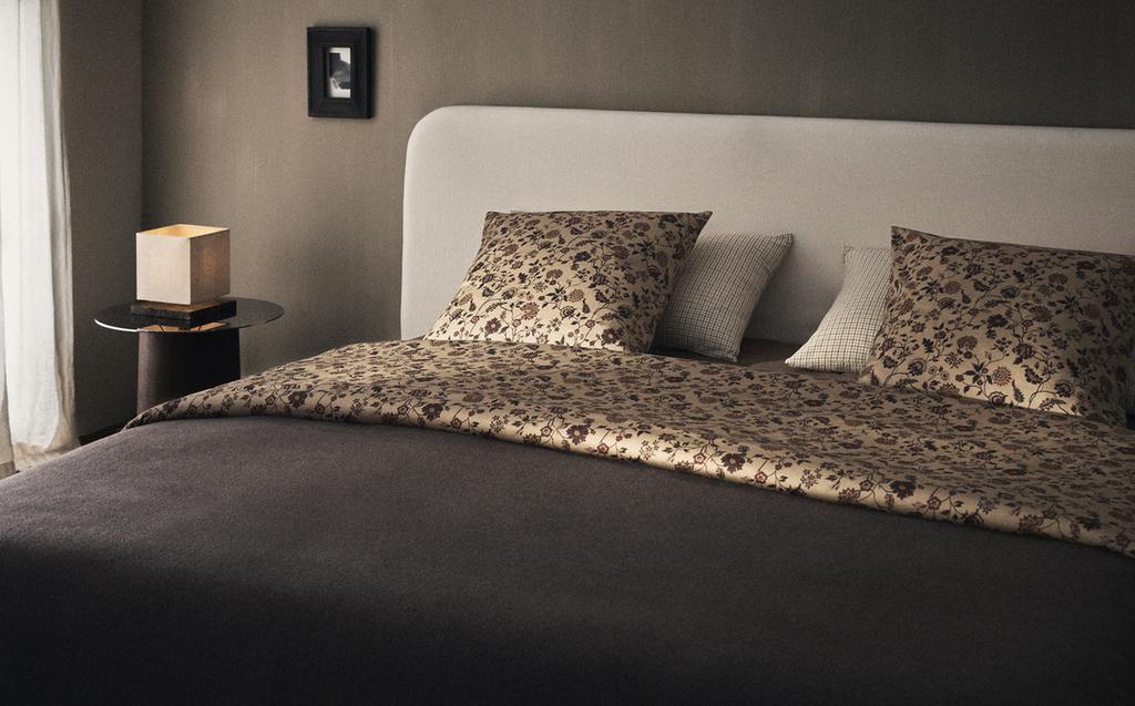 FUNDA NÓRDICA SATÉN ESTAMPADO FLOR