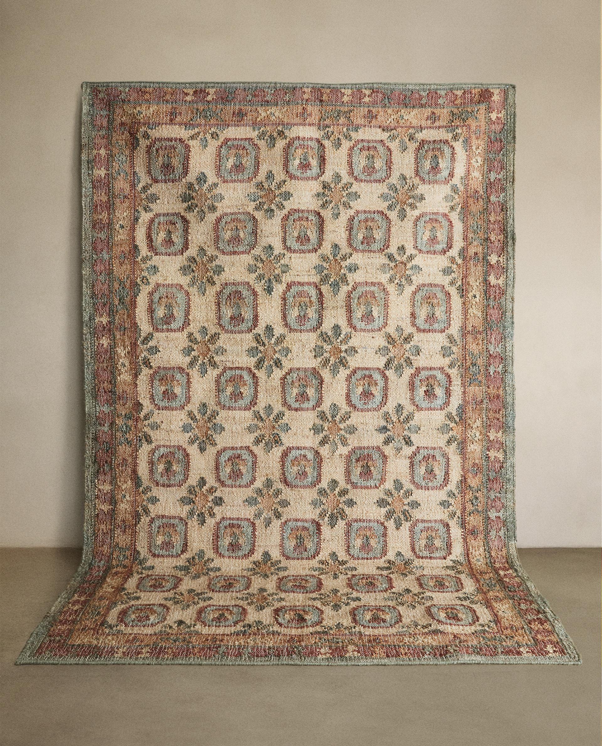VINTAGE DESIGN JUTE AREA RUG | Zara Home United States of America
