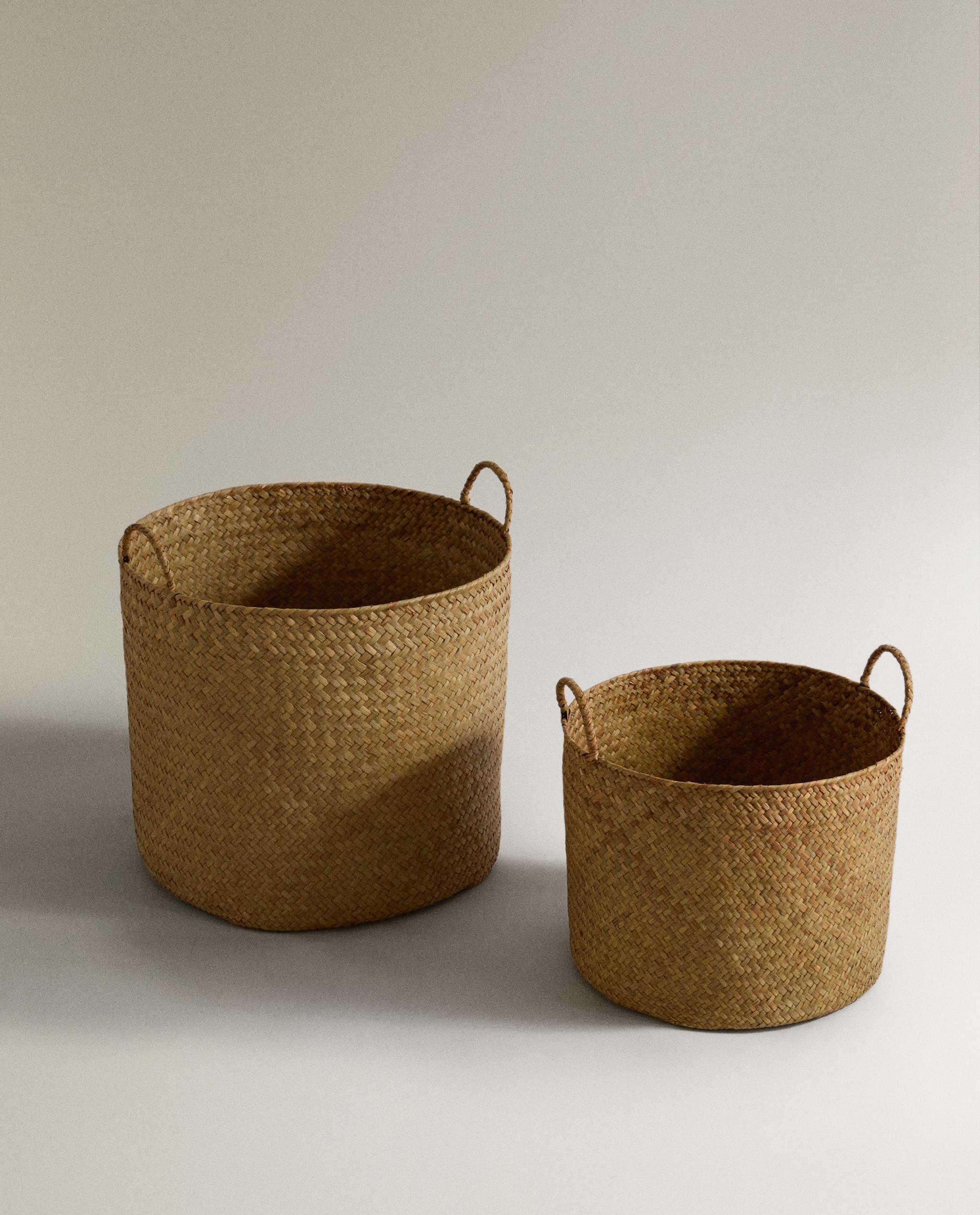 ROUND BASKET WITH HANDLE product thumbnail 2
