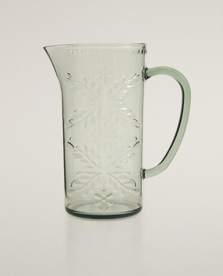 FLORAL ACRYLIC JUG