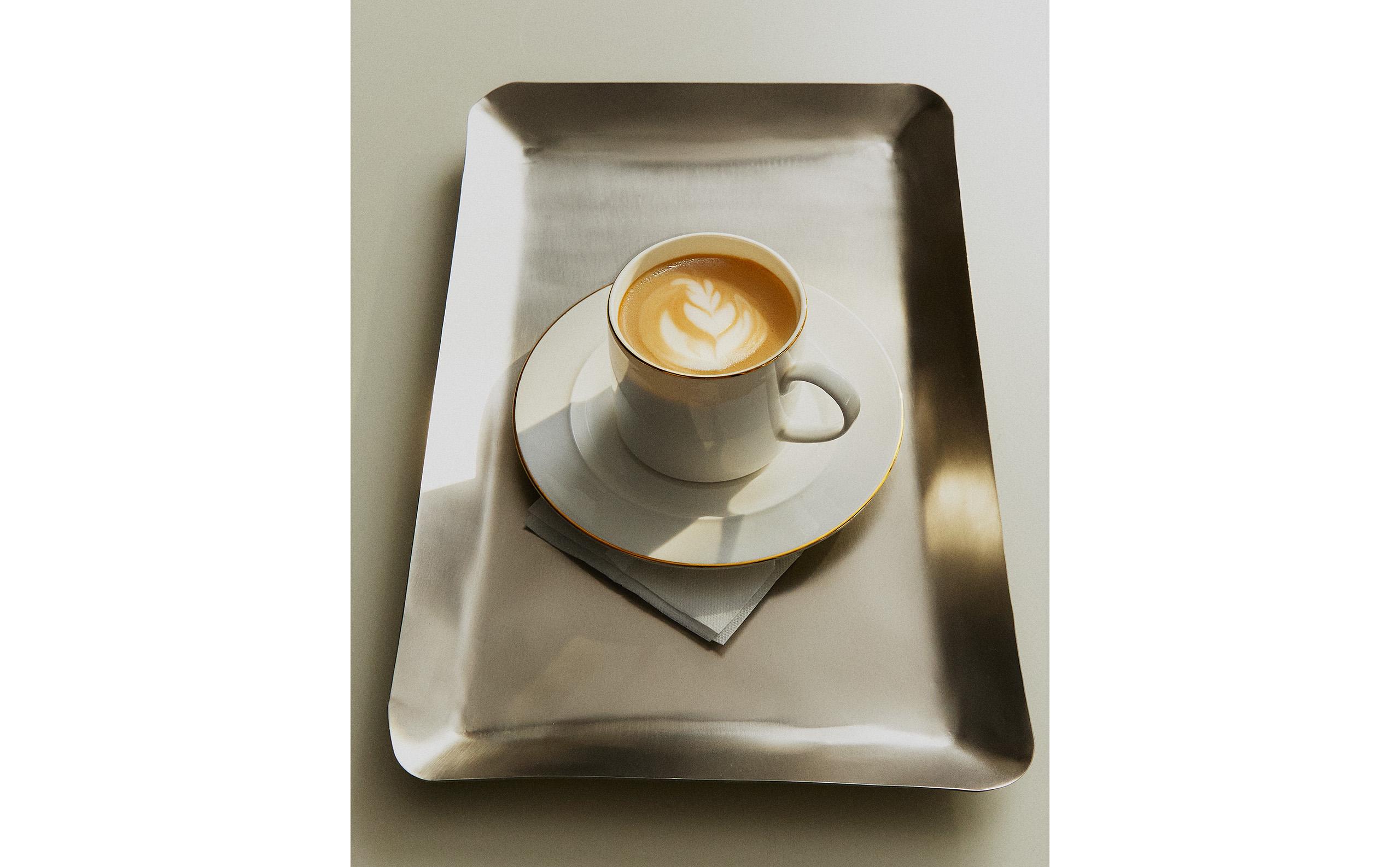 RIMMED BONE CHINA TEACUP AND SAUCER product thumbnail 8