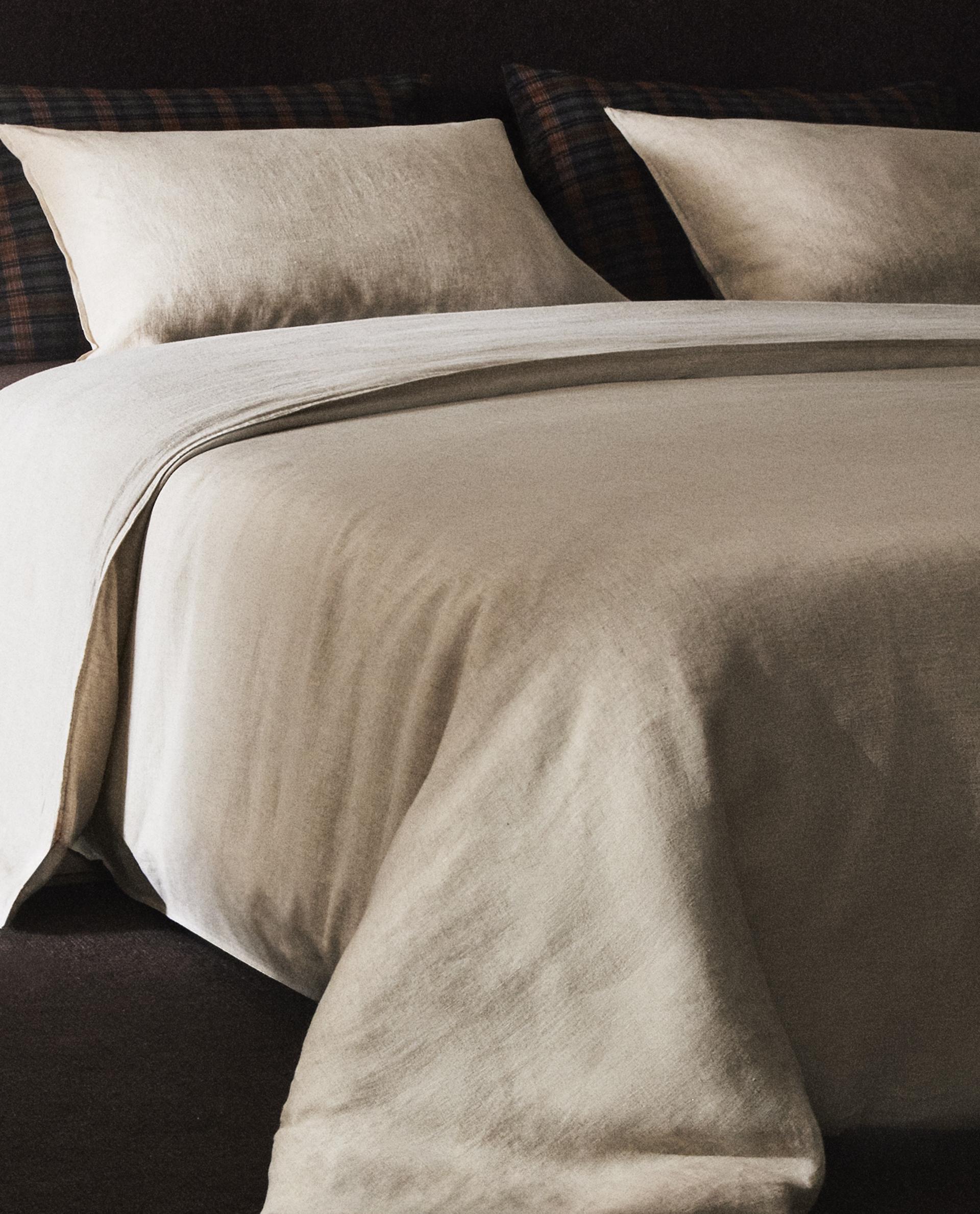 新品】ZARA ザラホーム ベッドカバー ゴールド 新品】ZARA ザラホーム