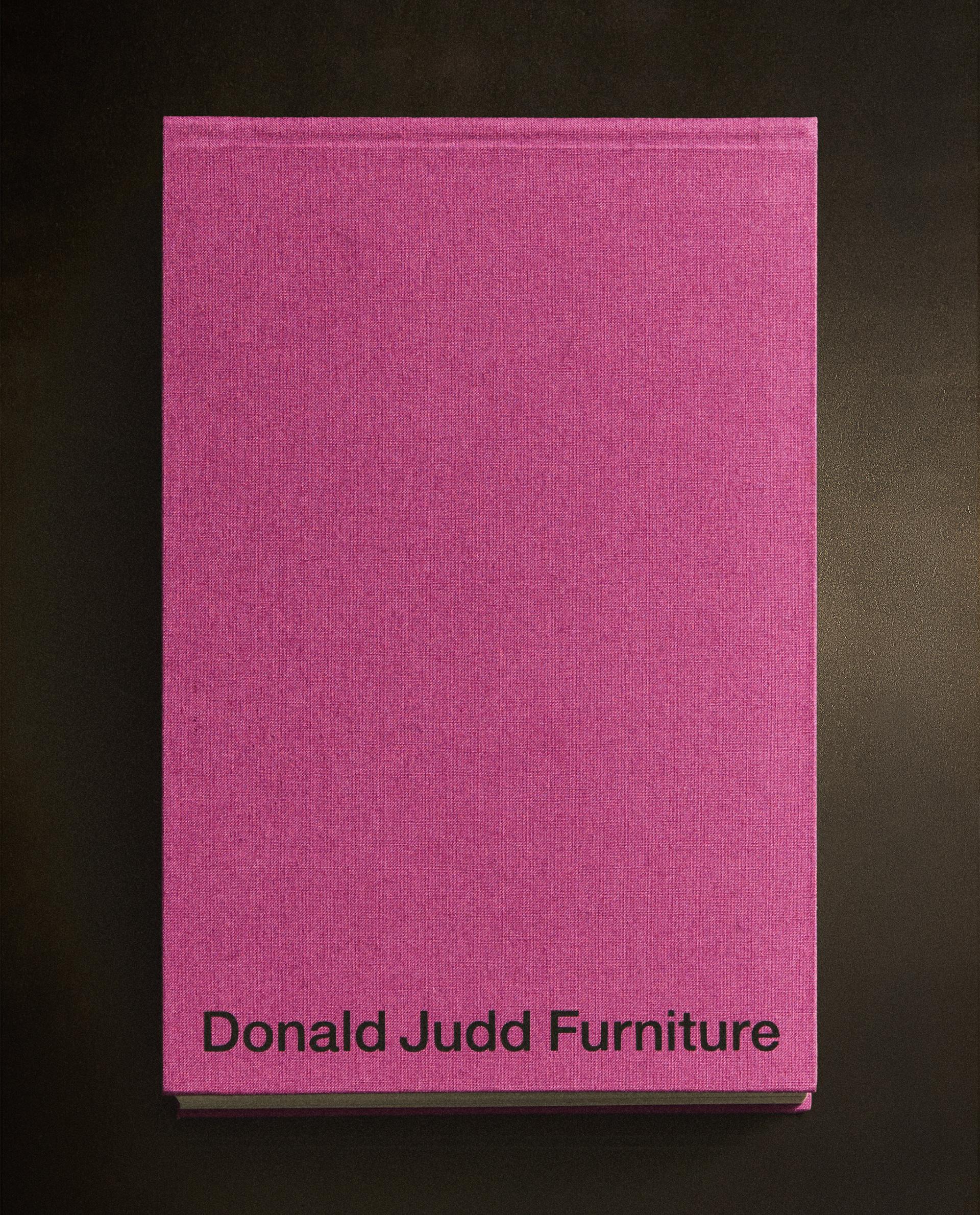 DONALD JUDD FURNITURE BOOK