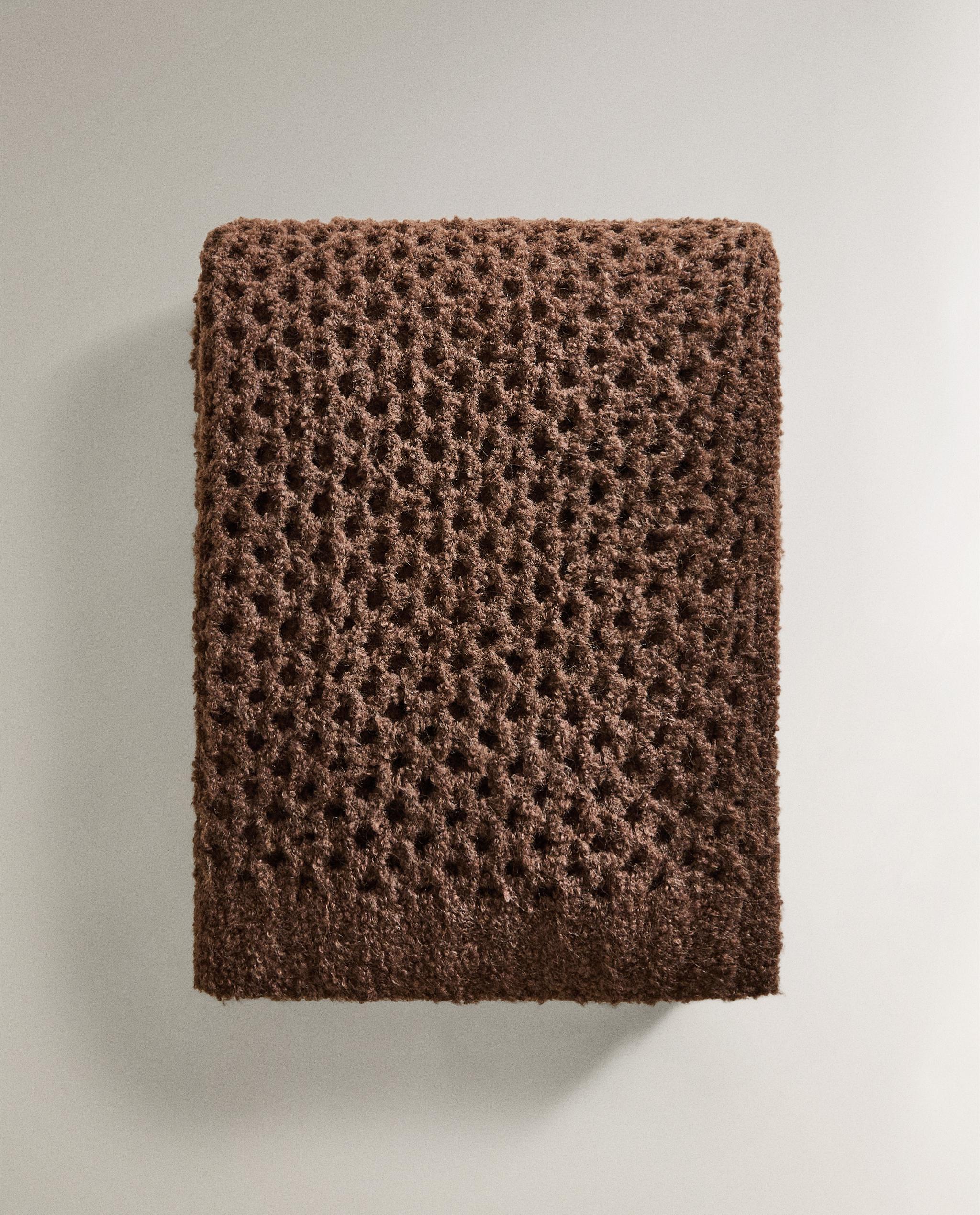 ★未使用・タグ付★ ZARA  ニットブランケット ニット ブランケット | Zara Home 日本/Japan