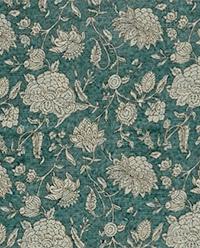 FLORAL COTTON THROW
