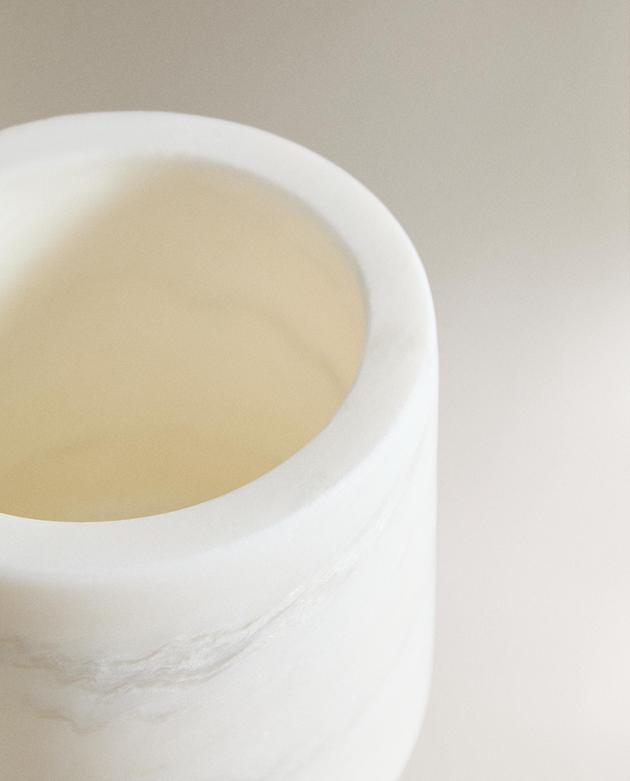 WHITE MARBLE BATHROOM ORGANISER JAR product thumbnail 2