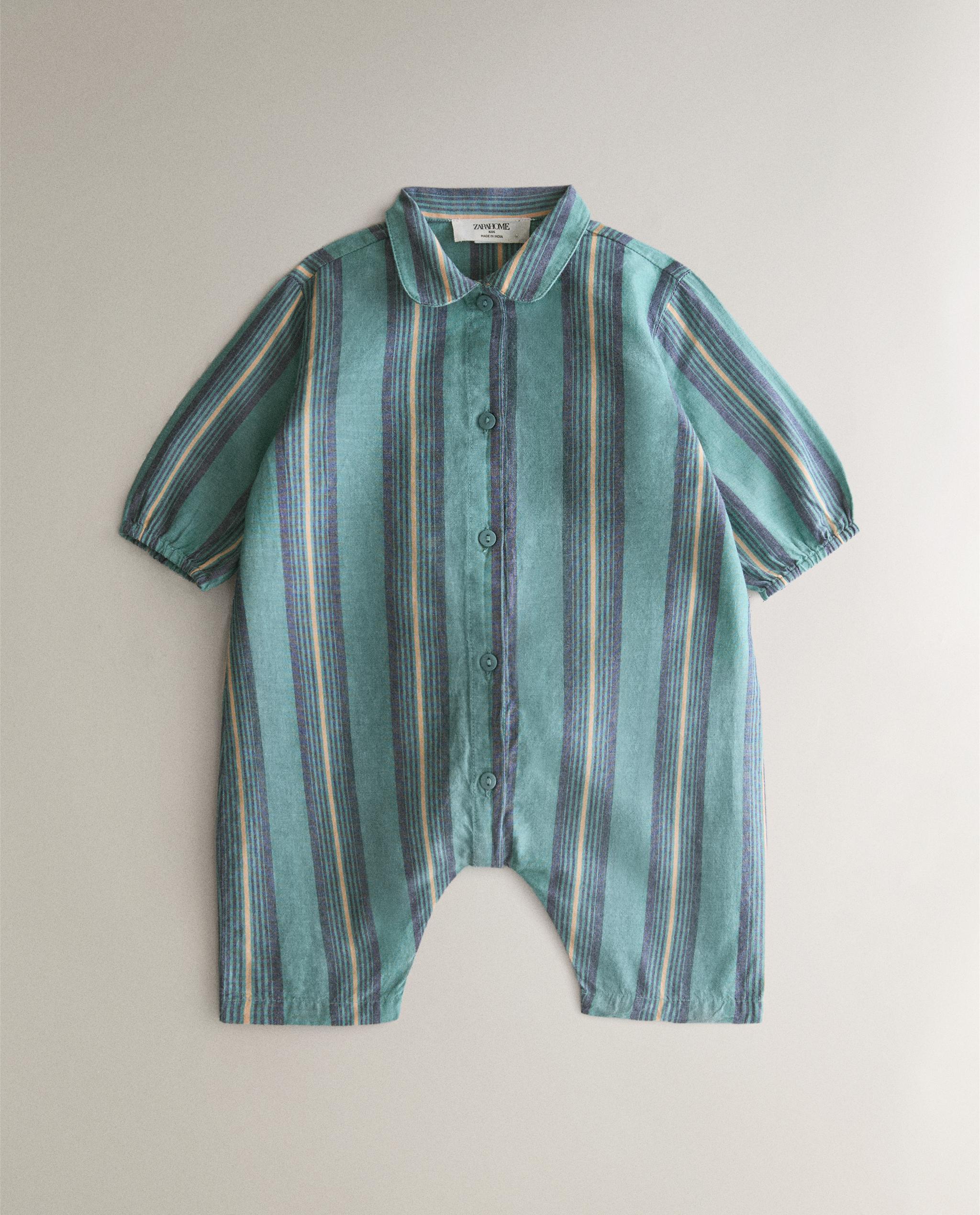 STRIPED BABY ROMPER product thumbnail 7