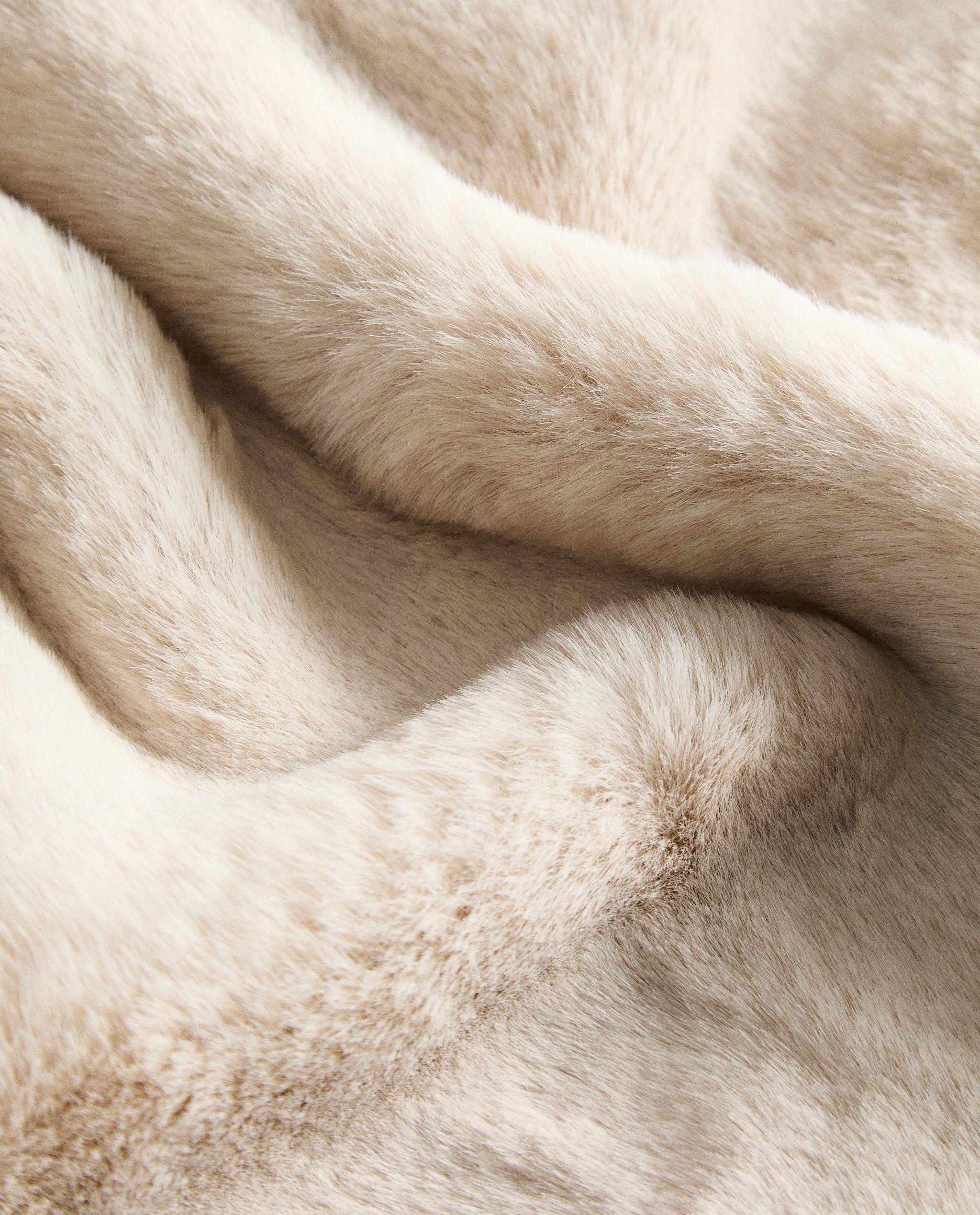 フェイクファー ブランケット | Zara Home 日本/Japan