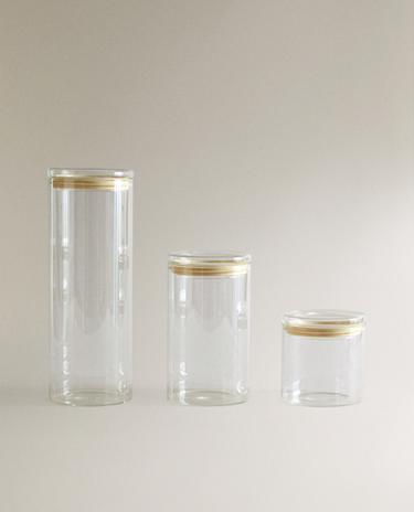 BOROSILICATE GLASS STORAGE JAR BOROSILICATE GLASS STORAGE JAR