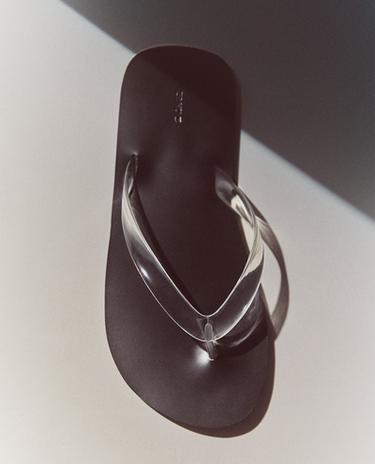 MINIMALIST TRANSPARENT SANDALS