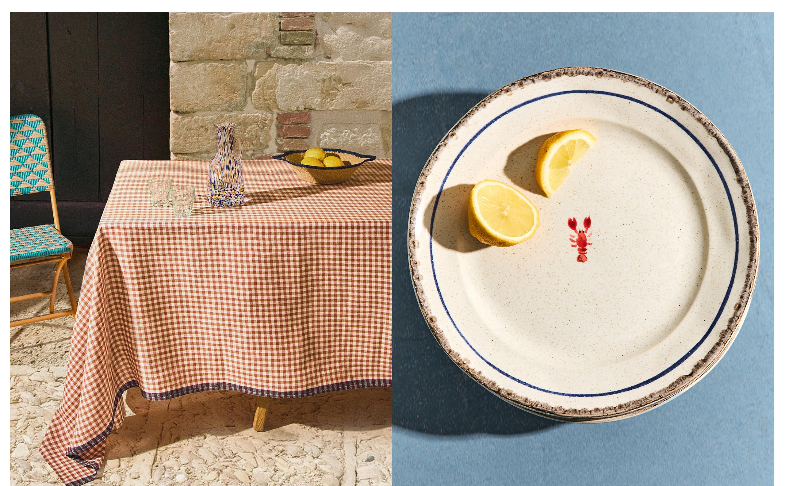 GLASSWARE, DINNER SETS AND TABLE LINEN