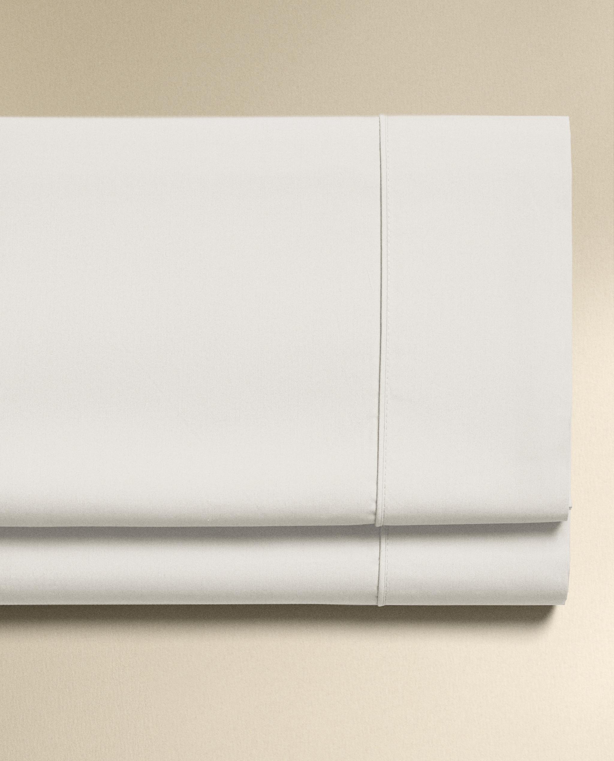 【新品】zarahome リネン　フラットシーツ 240cm×280cm 新品】zarahome リネン フラットシーツ 240cm×280cm リネン