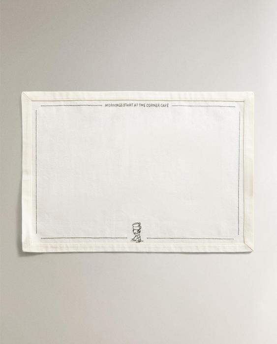 COTTON COFFEE WAITER PLACEMAT