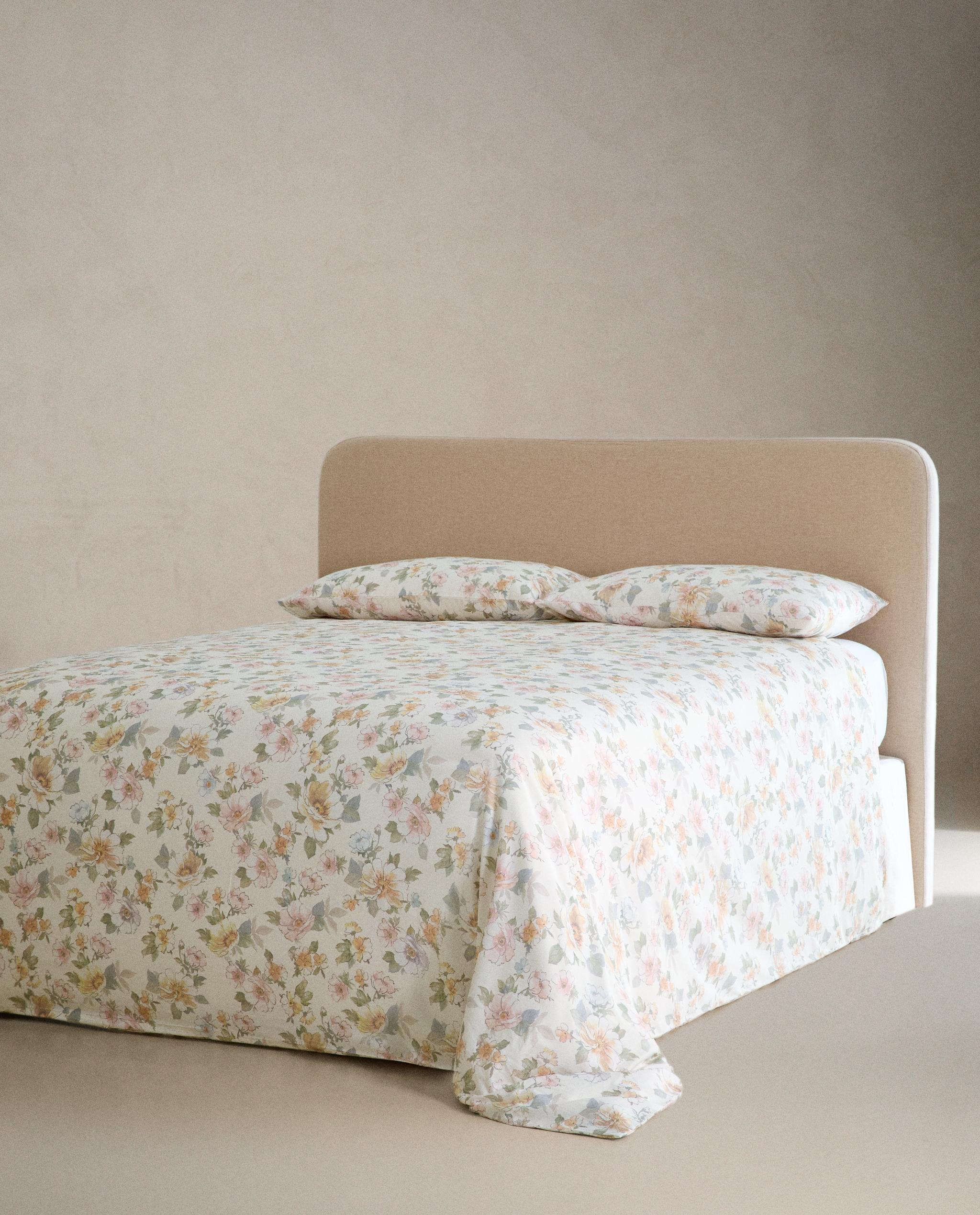 SATEEN FLORAL DUVET COVER product thumbnail 6