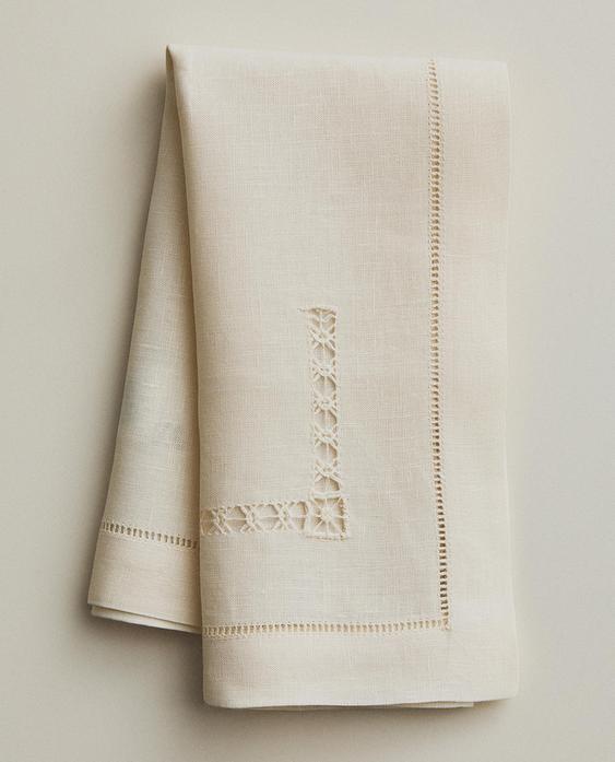 PACK OF HEMSTITCHED LINEN NAPKINS (PACK OF 2)