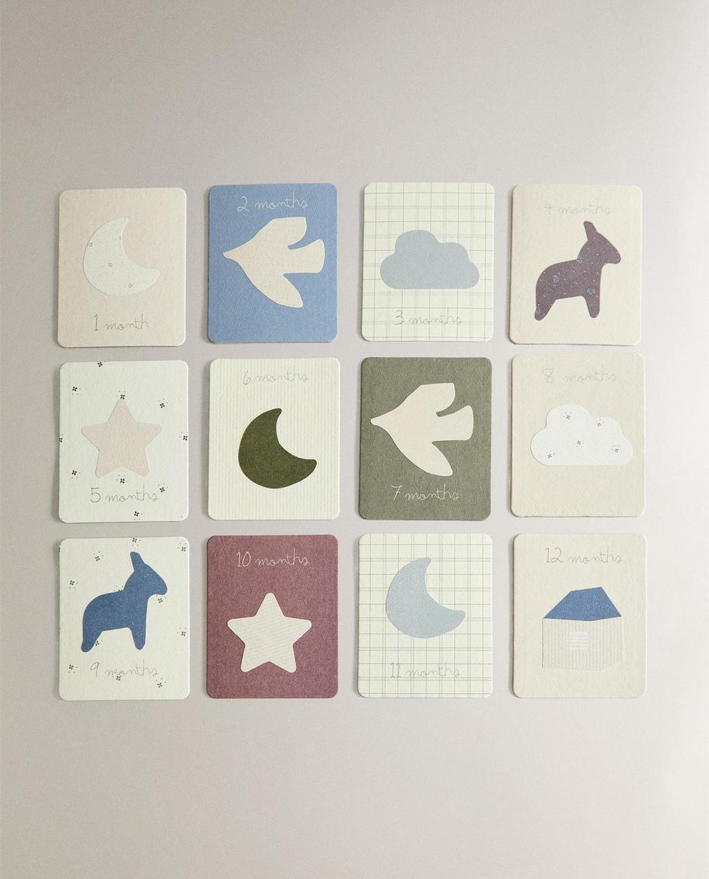 BABY MONTHLY MILESTONE KIT – 12 DONKEY CARDS BABY MONTHLY MILESTONE KIT – 12 DONKEY CARDS