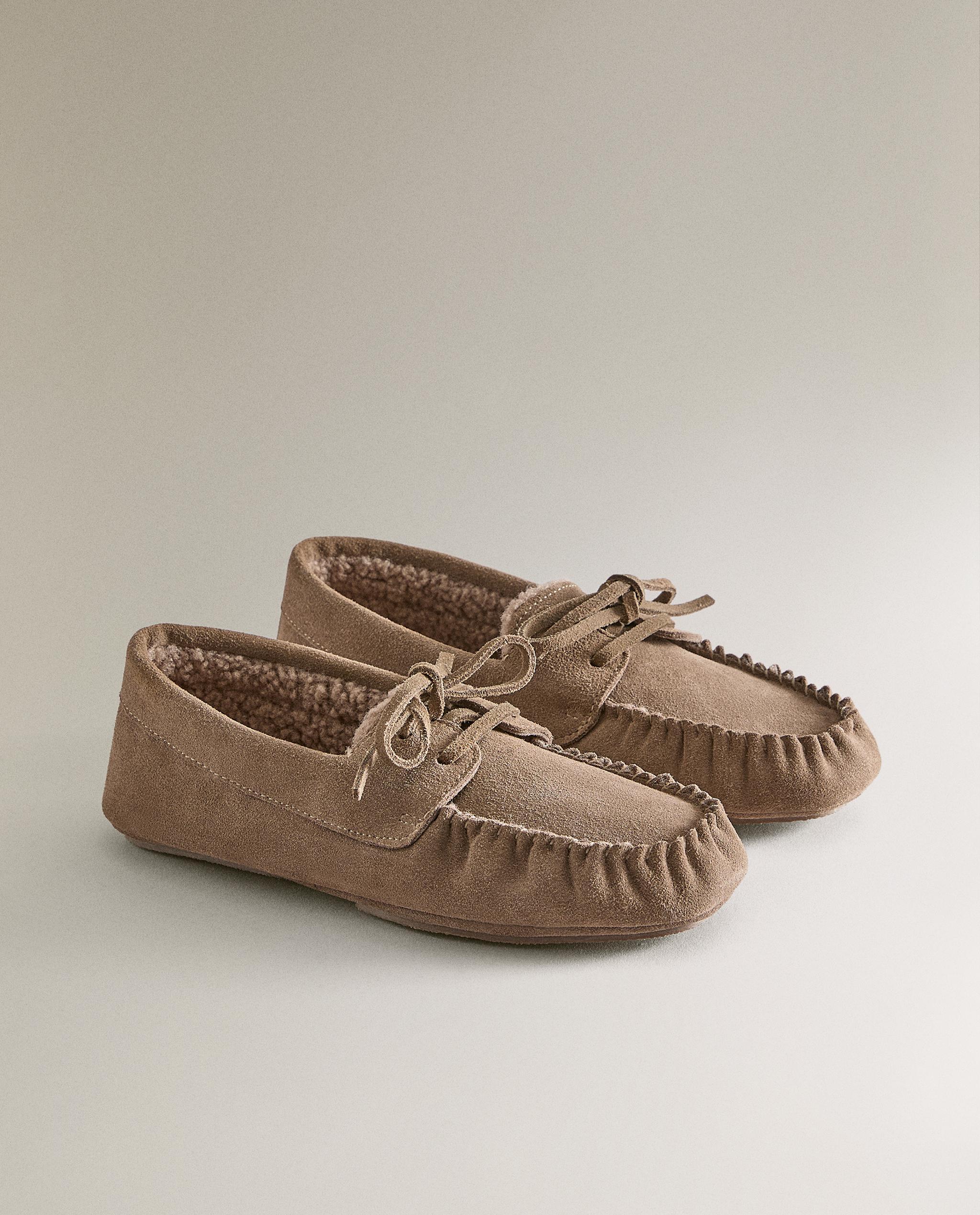 WARM LEATHER LOAFERS product thumbnail 4