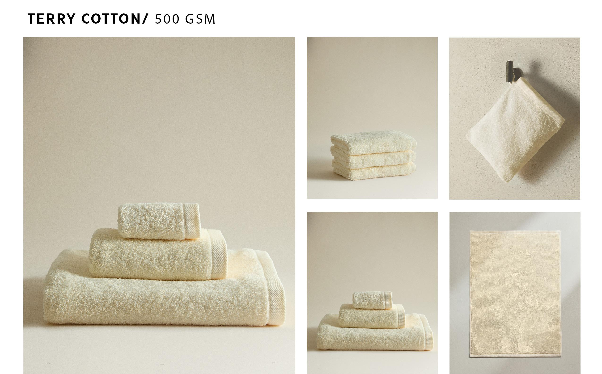 (500 GXM²) COTTON TERRYCLOTH