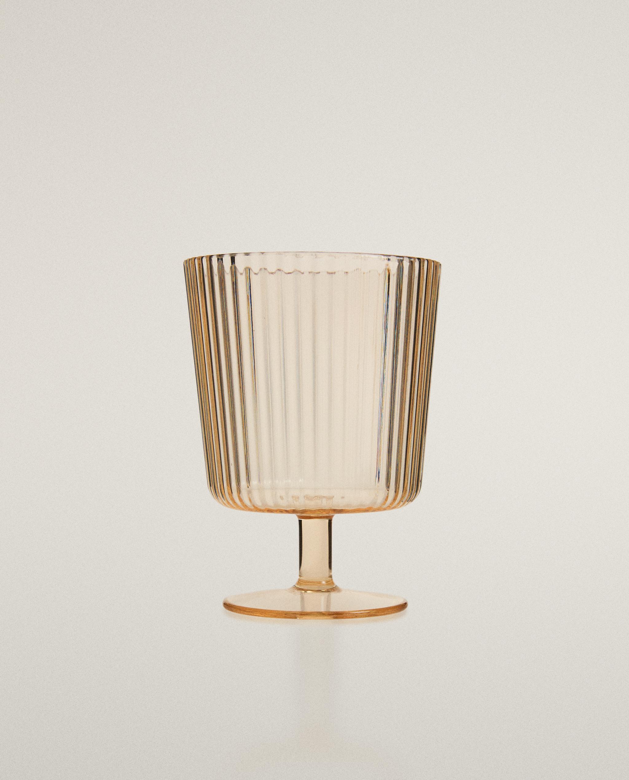 STRIPED MACRAMÉ WINE GLASS product thumbnail 5
