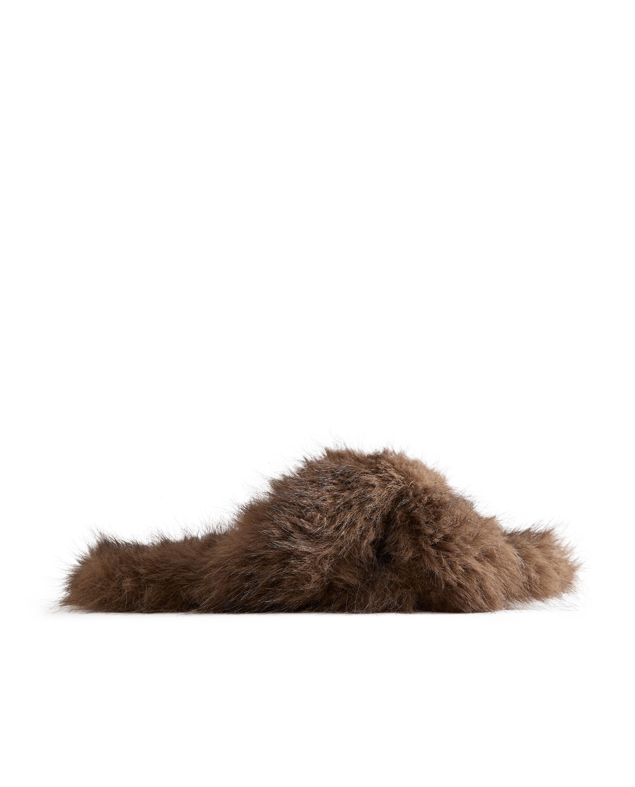 クロスフェイクファーサンダル | Zara Home 日本/Japan