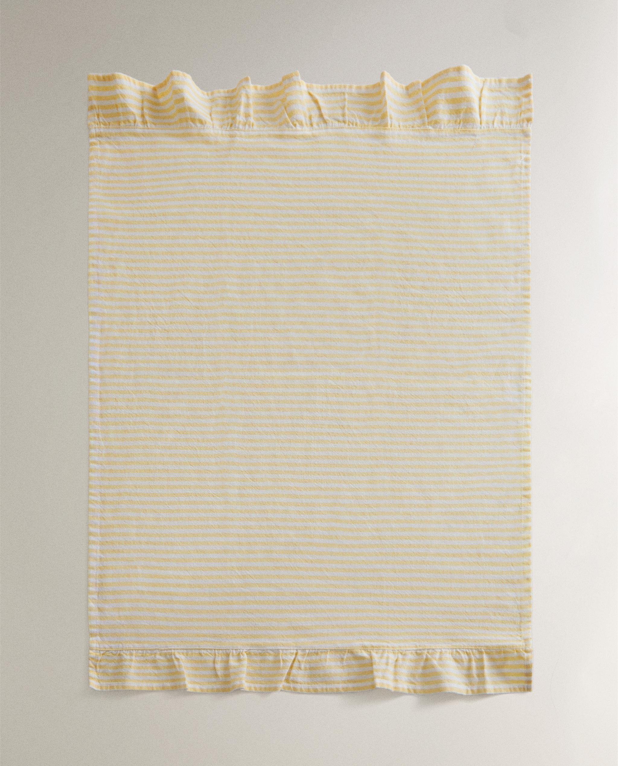 STRIPED TEA TOWEL WITH RUFFLE TRIM product thumbnail 7