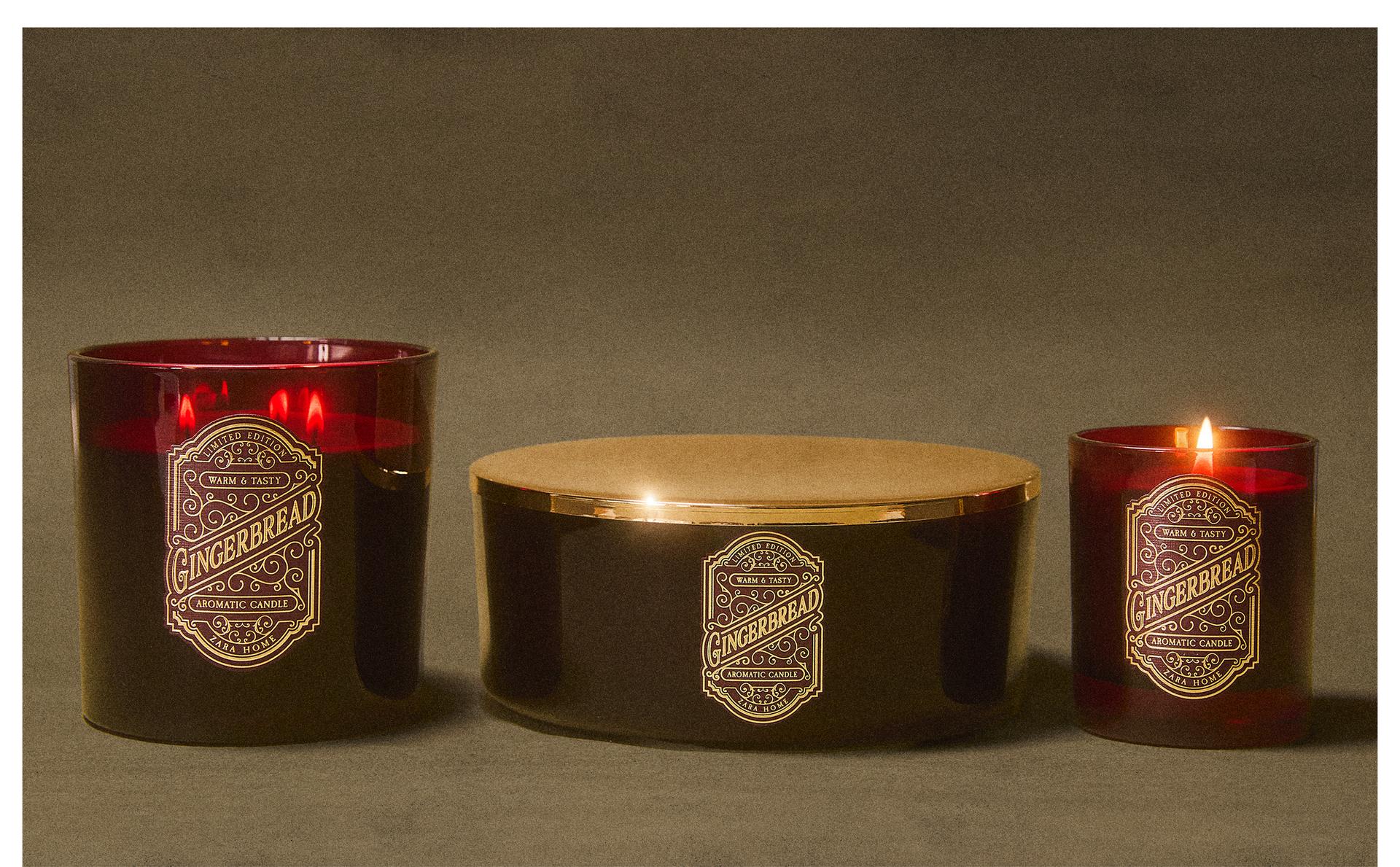 GINGERBREAD SCENTED CANDLES