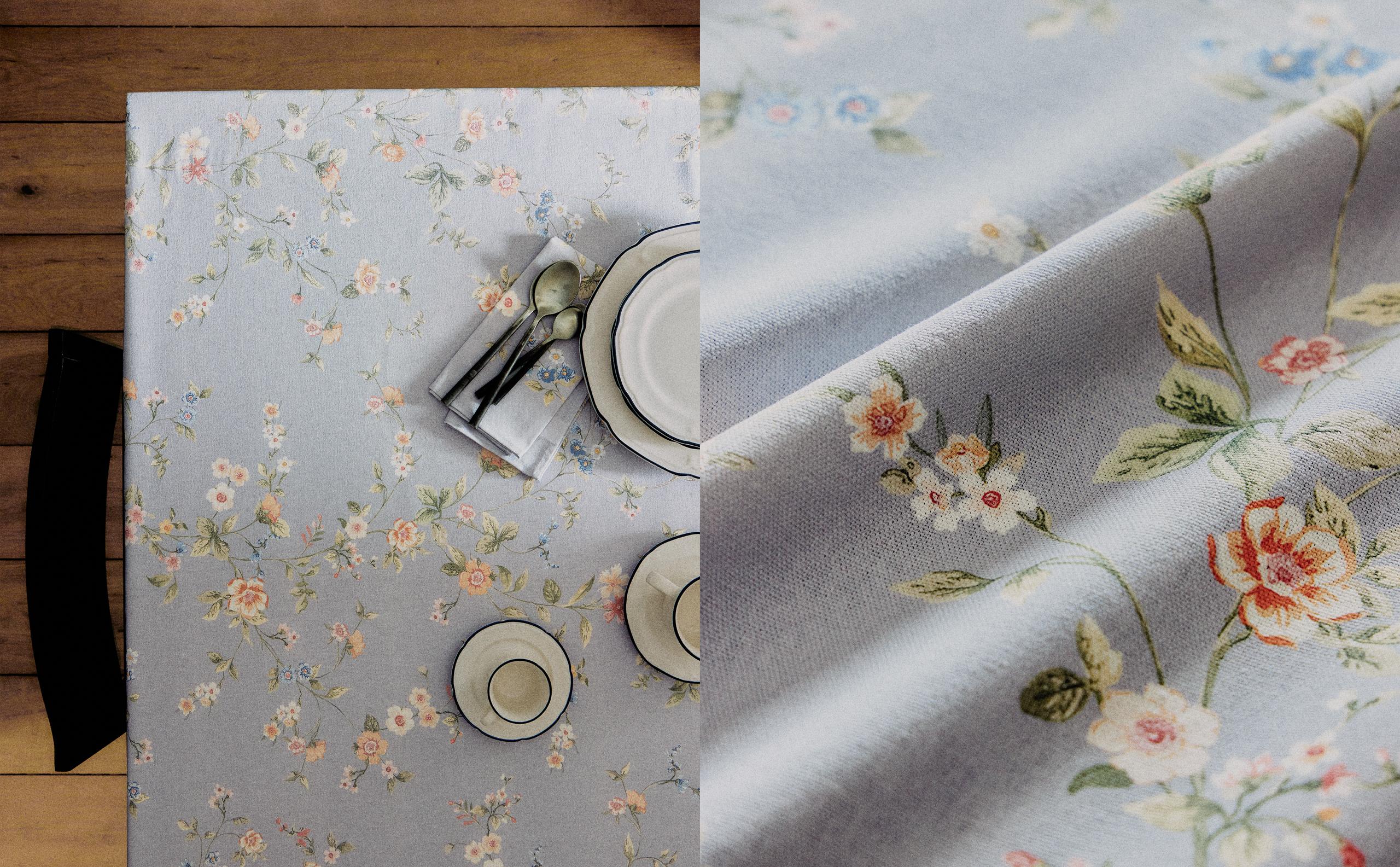 TABLECLOTH WITH SMALL FLORAL PRINT product thumbnail 9