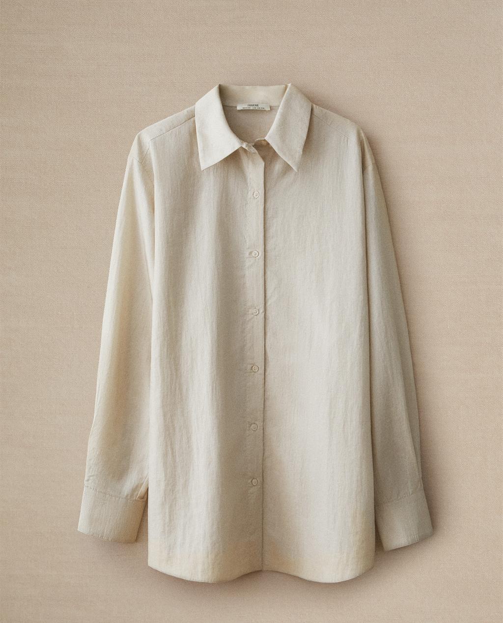 CHEMISE FINITION SATINÉE