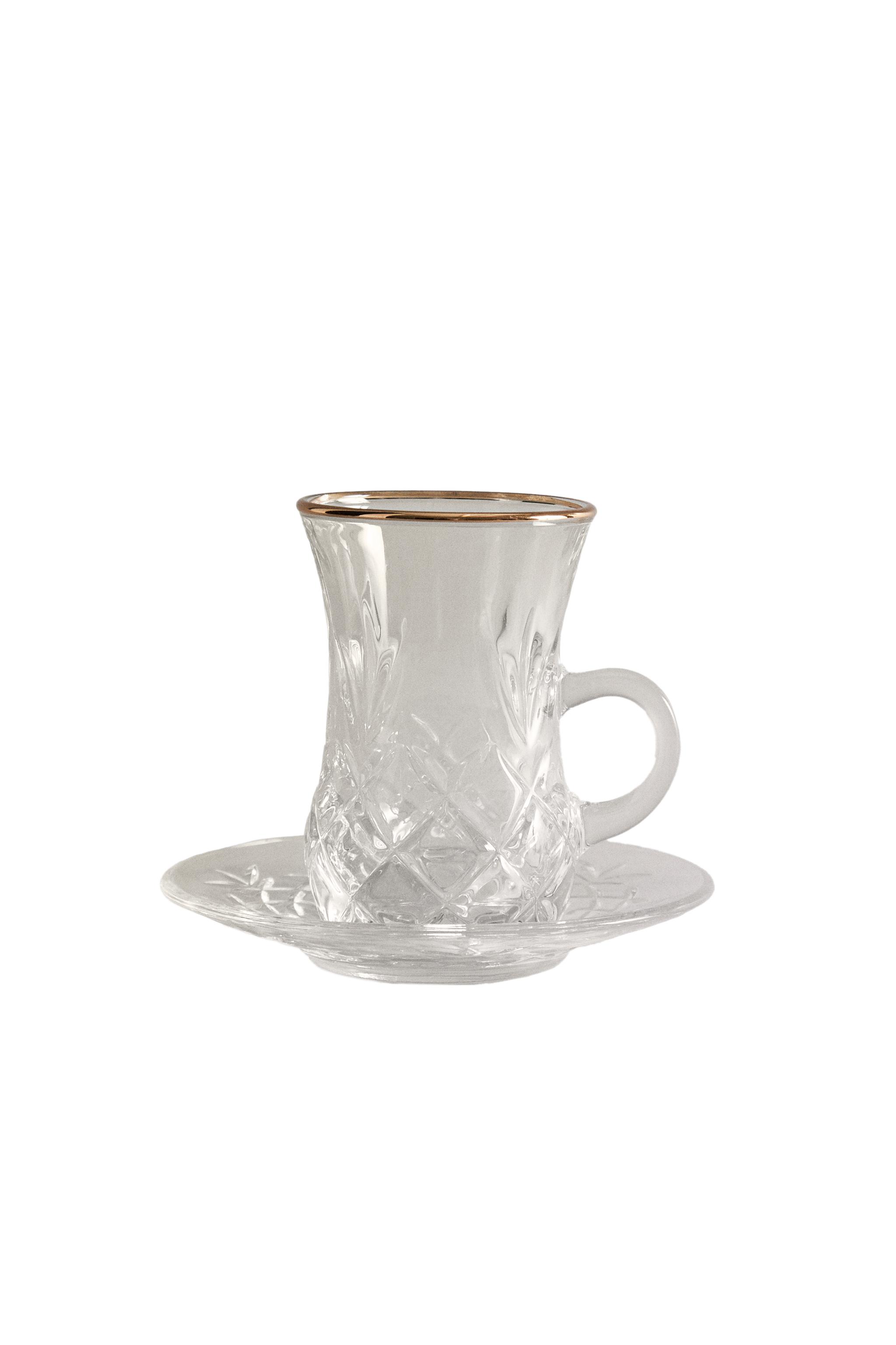 ENGRAVED GLASS TEACUP product thumbnail 7