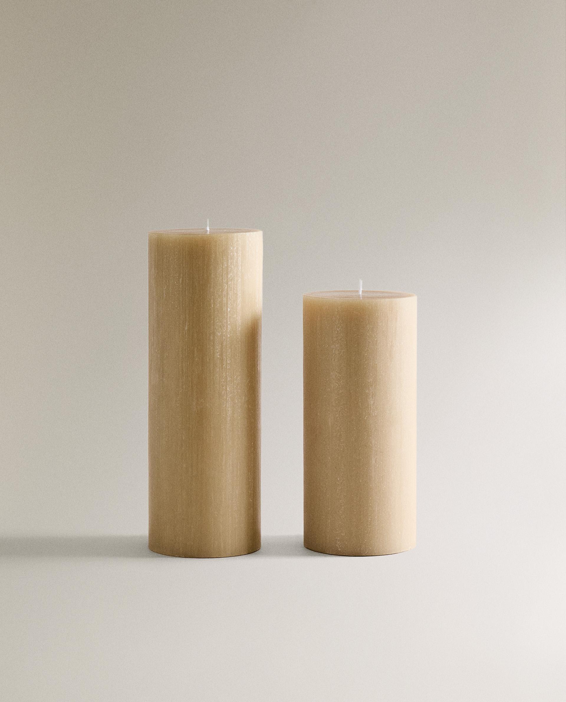 LONG DECORATIVE CYLINDRICAL CANDLE product thumbnail 8