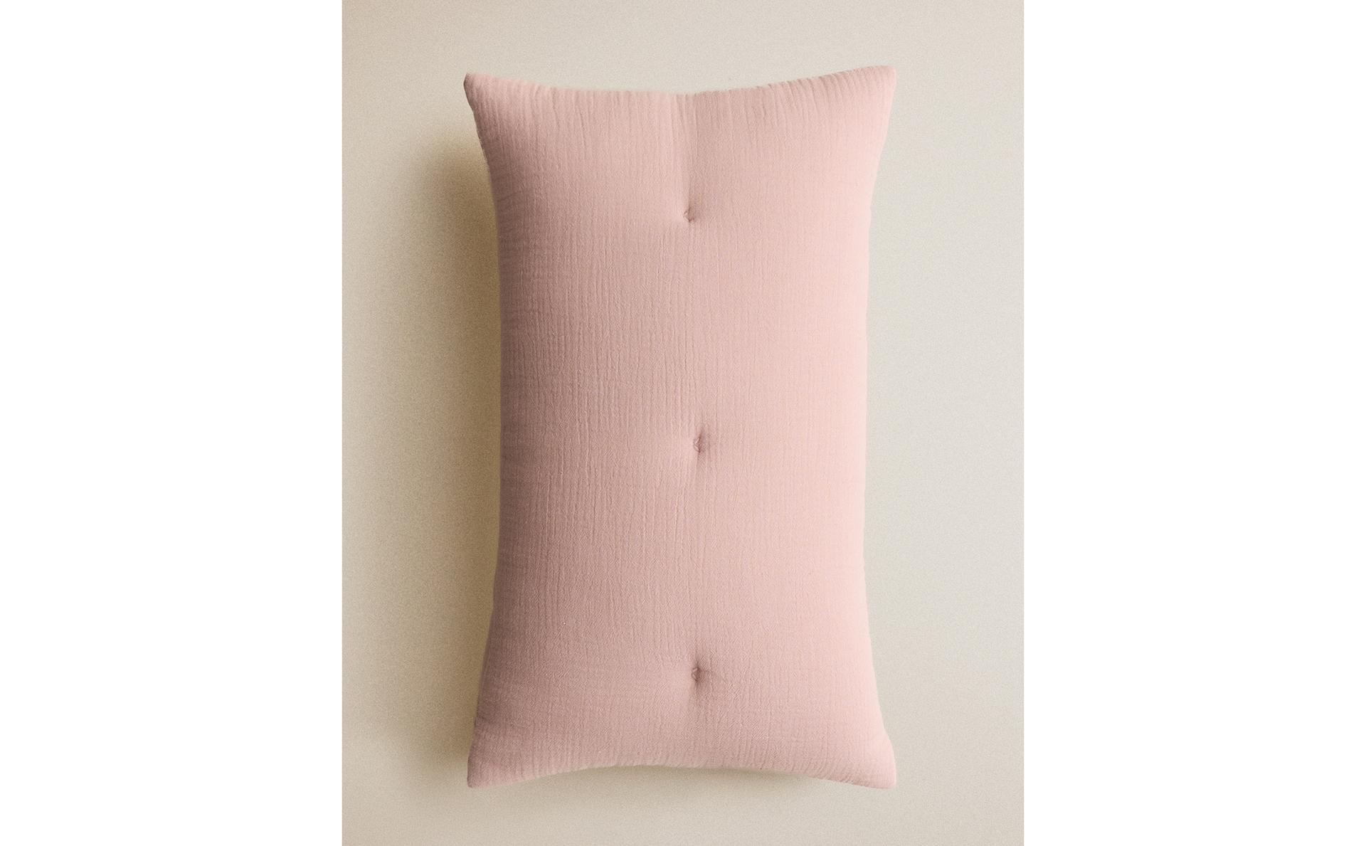 HOUSSE DE COUSSIN EN GAZE UNIE POUR ENFANT HOUSSE DE COUSSIN EN GAZE UNIE POUR ENFANT