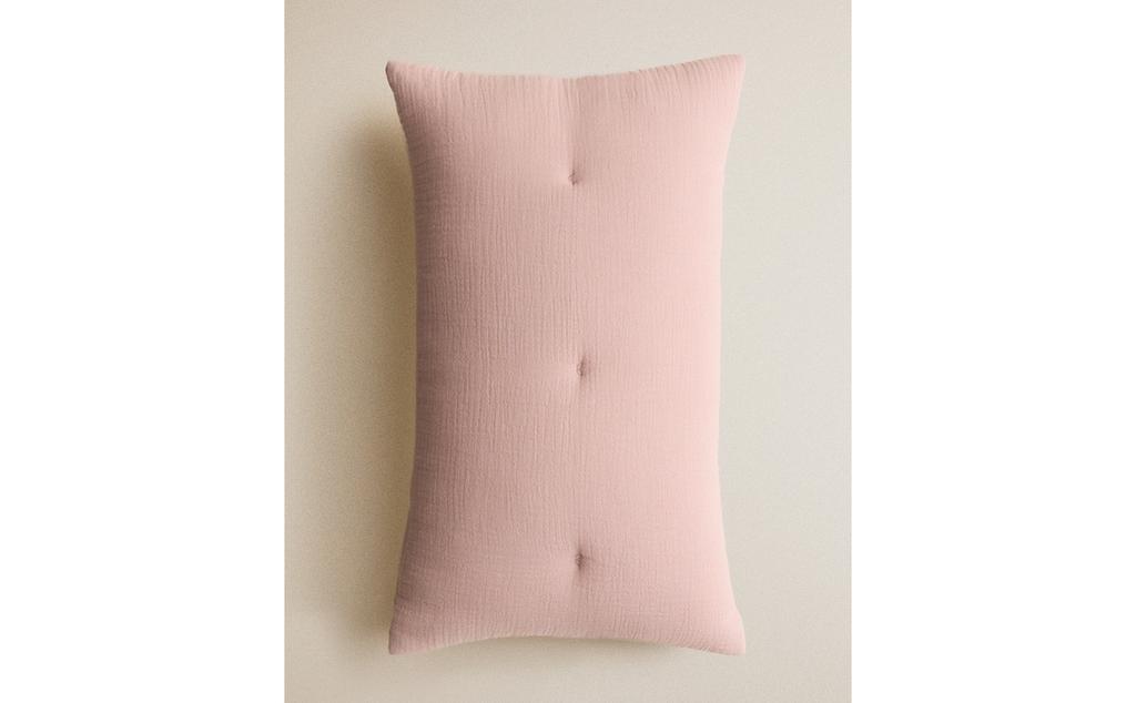 KIDS' PLAIN MUSLIN CUSHION COVER KIDS' PLAIN MUSLIN CUSHION COVER