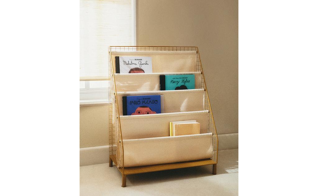 KIDS' METAL BOOK RACK