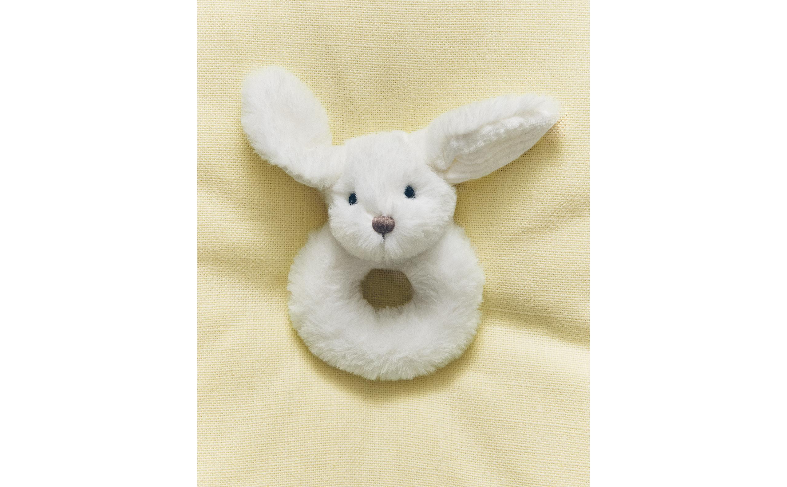 BABY RABBIT SOFT TOY RATTLE Zara Home United Kingdom
