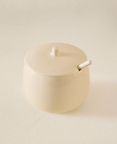 CUKIERNICA Z ŁYŻECZKĄ Z KAMIONKI W JEDNOLITYM KOLORZE