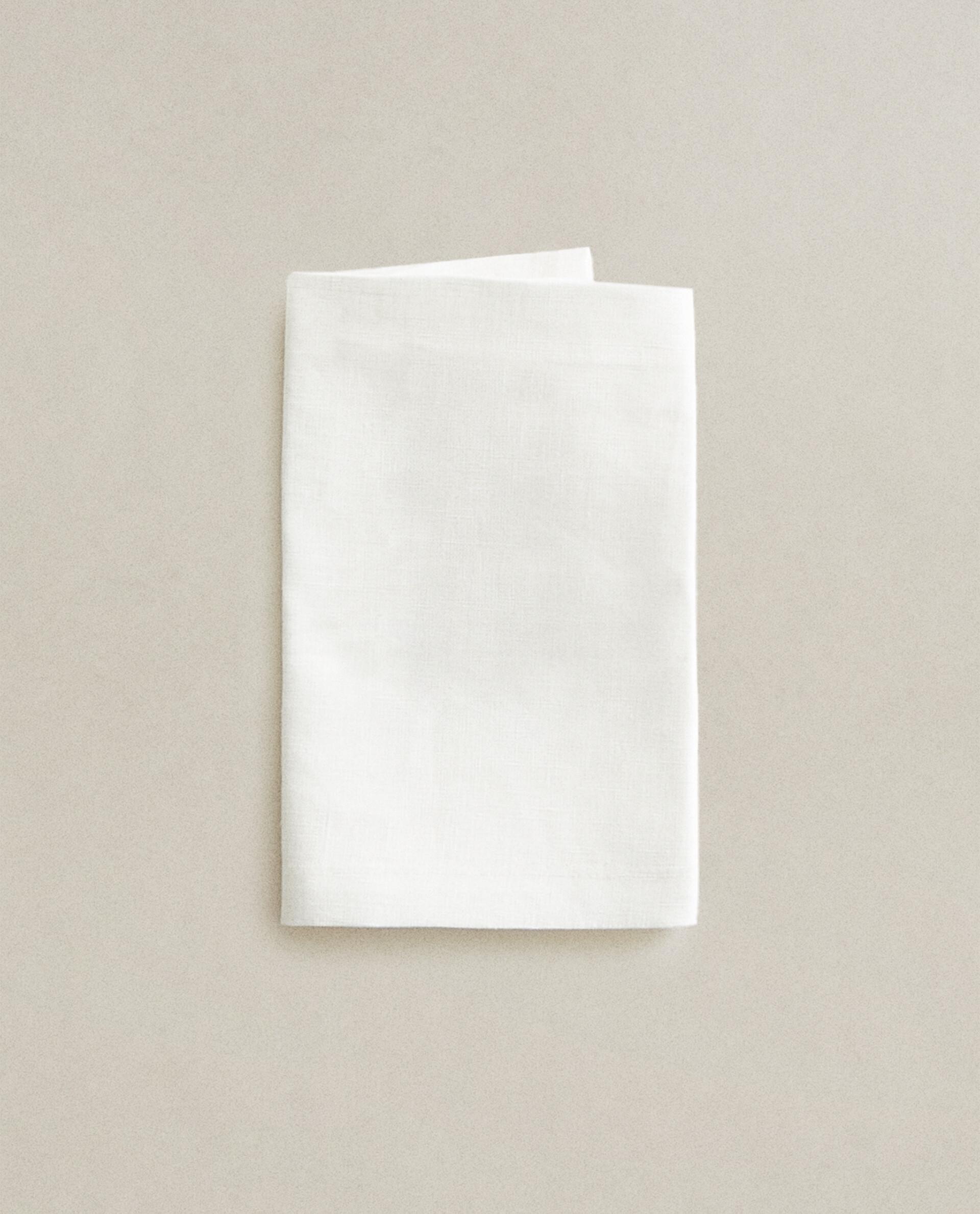PACK OF PLAIN-COLOURED LINEN NAPKINS product thumbnail 20