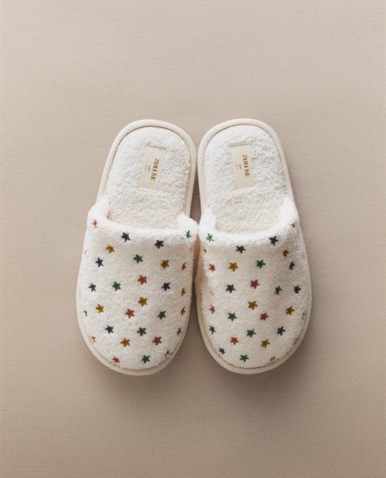 OFFENE FROTTEE-HAUSSCHUHE BAD STERNE