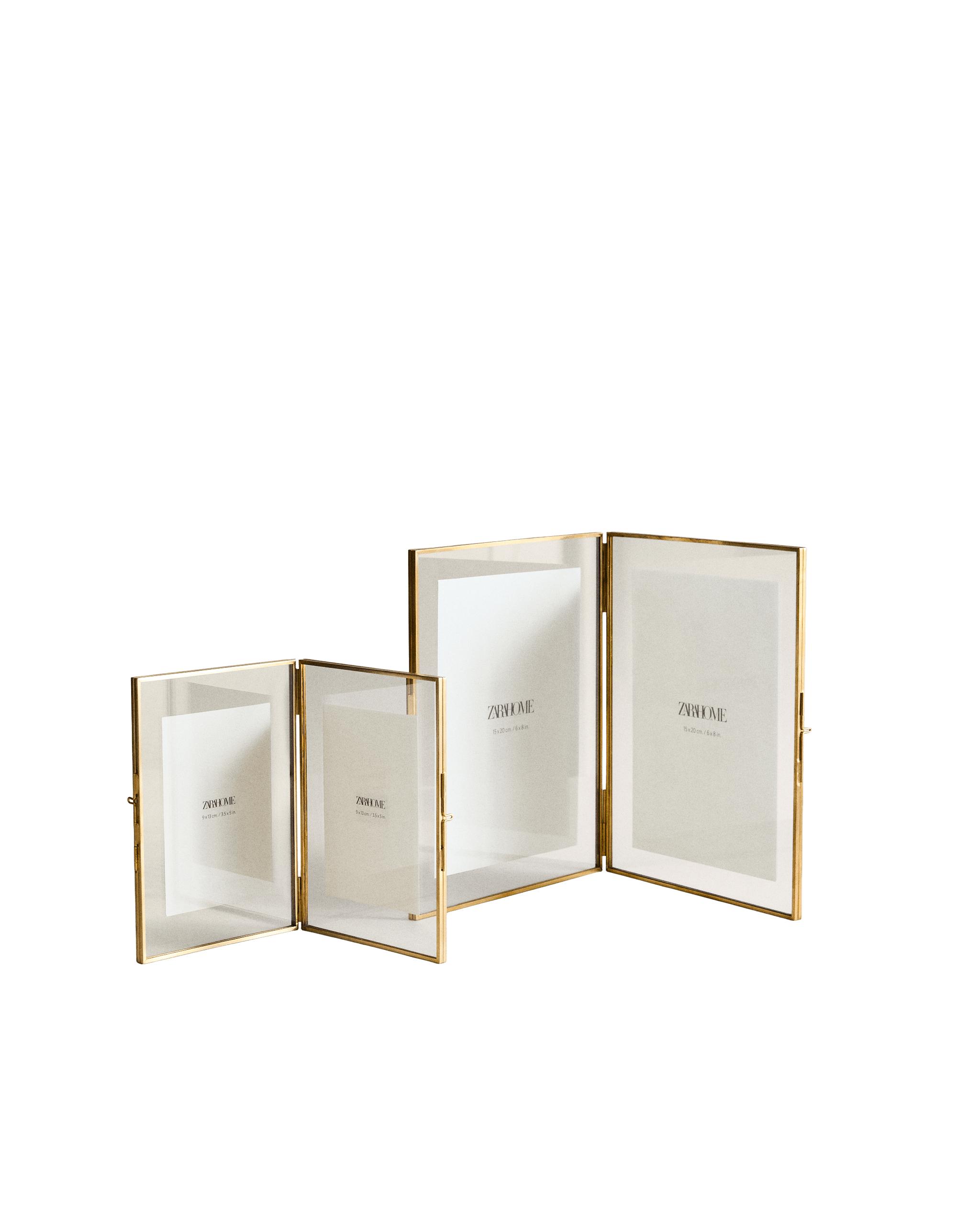 DOUBLE GOLDEN PHOTO FRAME product thumbnail 7