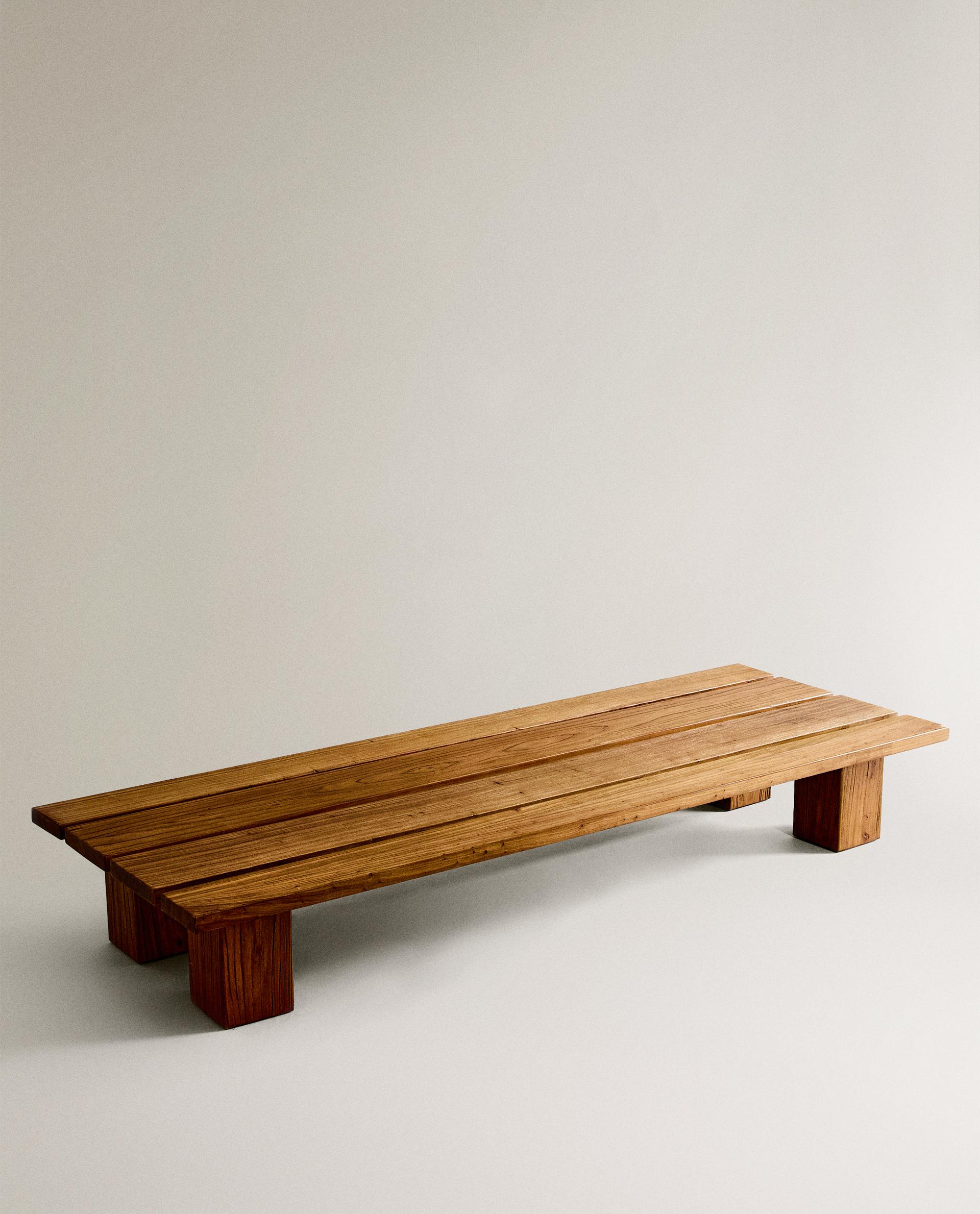 ELM WOOD BOARD COFFEE TABLE