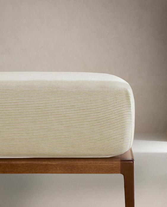 شرشف تحتاني موسلين مخطط للأطفال شرشف تحتاني موسلين مخطط للأطفال