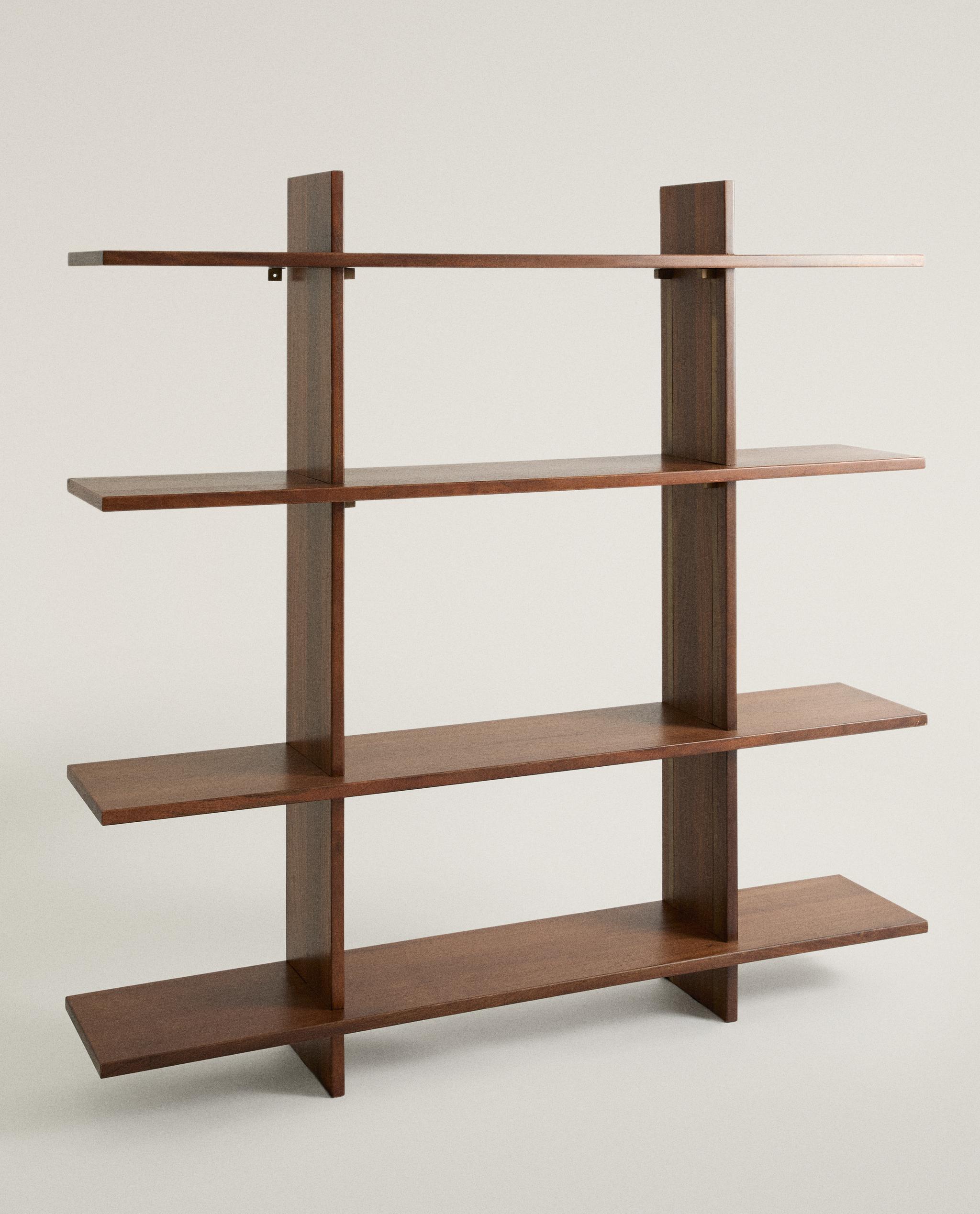 ÉTAGÈRE OUVERTE TABLETTES BOIS ET ACIER — Zara Home