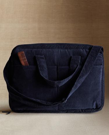CORDUROY BABY TRAVEL SUITCASE