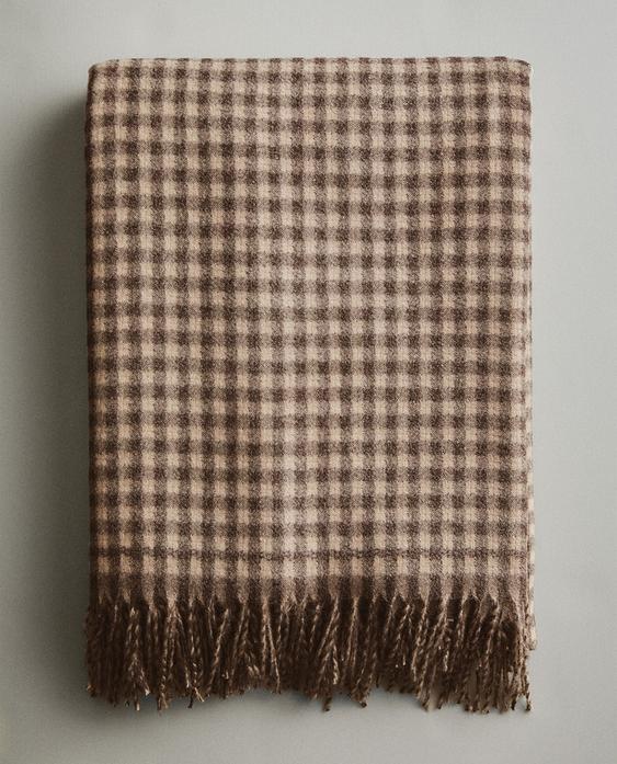 GERUITE DEKEN MET FRANJES