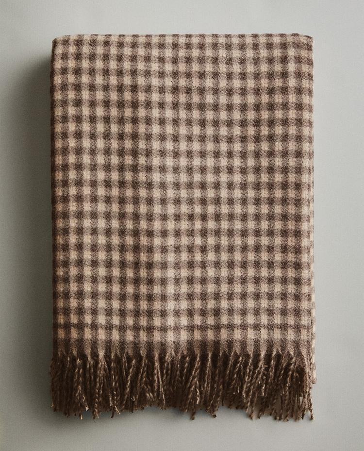 KOCKOVANÁ DEKA SO STRAPCAMI